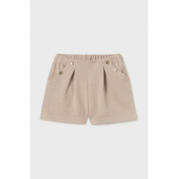 Mayoral pantaloni scurti copii culoarea bej, neted, 2252 Mayoral pantaloni scurti copii culoarea bej, neted, 2252