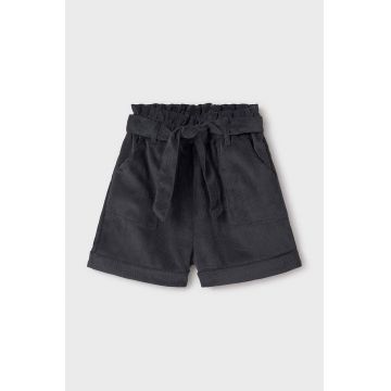 Mayoral pantaloni scurti copii culoarea gri, neted, 7214 Mayoral pantaloni scurti copii culoarea gri, neted, 7214