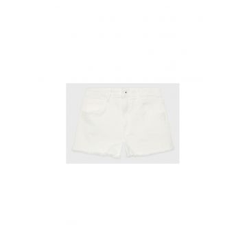 Pantaloni scurti copii -  Bumbac - Alb