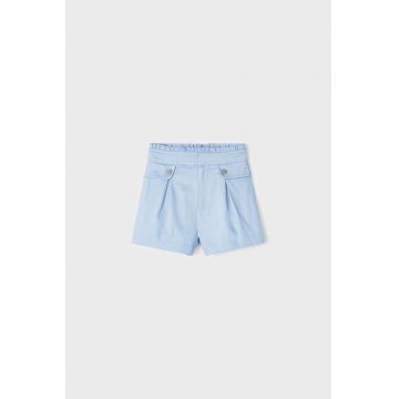 Pantaloni scurti cu buzunare oblice