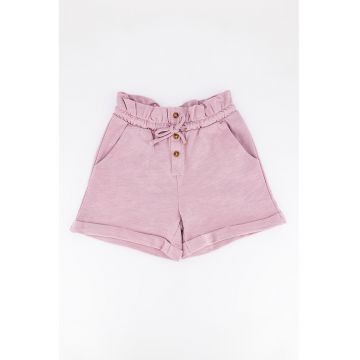 Pantaloni scurti cu snur in talie
