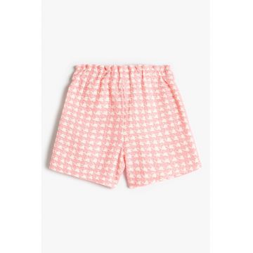 Pantaloni scurti de bumbac cu buzunare laterale