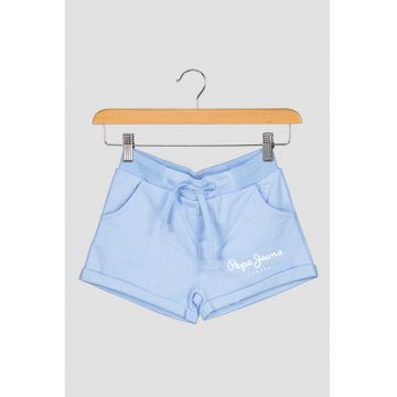 Pantaloni scurti de bumbac cu imprimeu logo