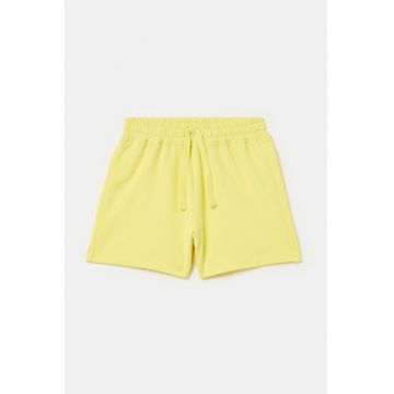 Pantaloni scurti de bumbac cu snur in talie