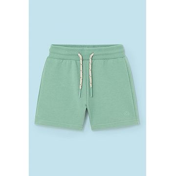 Pantaloni scurti din amestec de bumbac cu snur