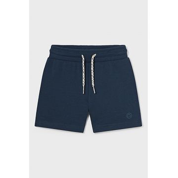 Pantaloni scurti din amestec de bumbac cu snur