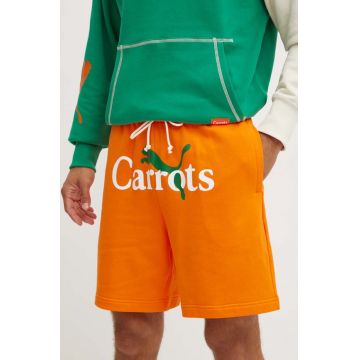 Puma pantaloni scurti PUMA X CARROTS Shorts barbati, culoarea portocaliu, 627447