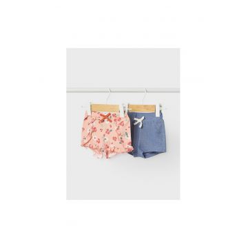 Set 2 perechi pantaloni scurti copii -  Bumbac