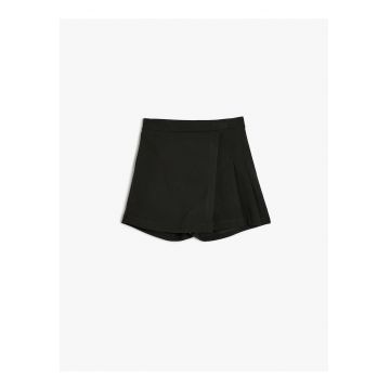 Fusta-pantalon cu talie elastica