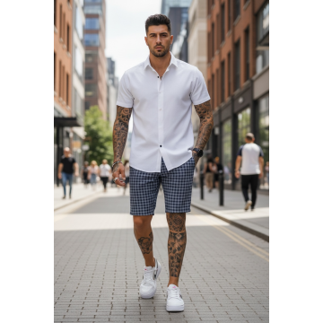 Pantaloni scurti casual  cu imprimeu  13108 16-3.3