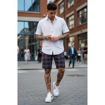 Pantaloni scurti casual  cu imprimeu  13112  D4-3.3