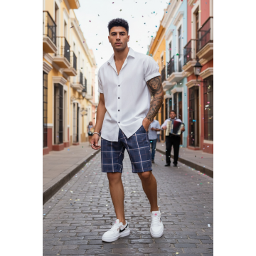 Pantaloni scurti casual  cu imprimeu  13119 14-3.3