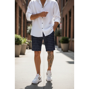 Pantaloni scurti casual  cu imprimeu  13138 D2-2.2