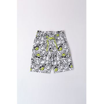 Pantaloni scurti cu snur in talie