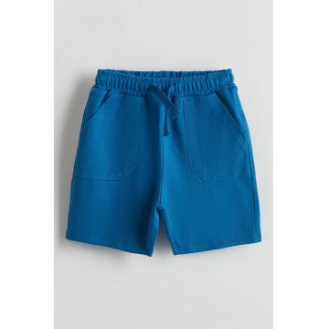 Pantaloni scurti cu snur si buzunare laterale