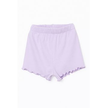 Pantaloni scurti cu terminatii valurite
