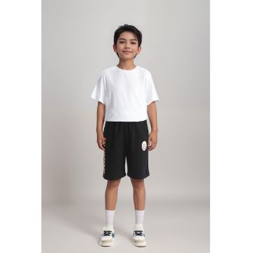 Pantaloni scurti de bumbac cu snur