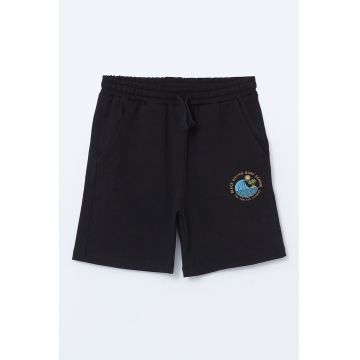 Pantaloni scurti de bumbac cu talie ajustabila