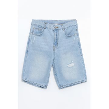 Pantaloni scurti de denim cu buzunare