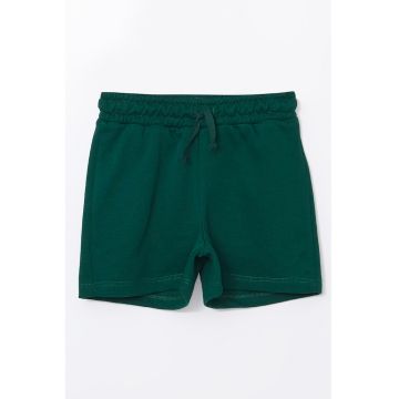 Pantaloni scurti din amestec de bumbac cu snur