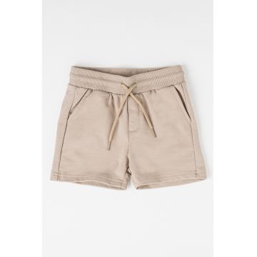 Pantaloni scurti din amestec de bumbac cu snururi
