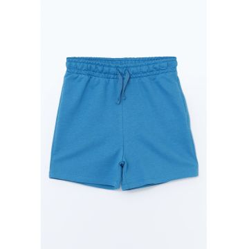 Pantaloni scurti din amestec de bumbac - cu snur