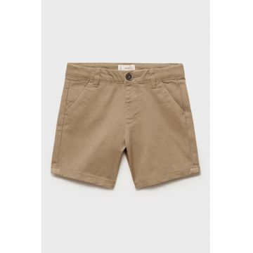 Pantaloni scurti din amestec de bumbac cu buzunare oblice