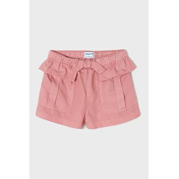 Pantaloni scurti din denim si buzunare frontale