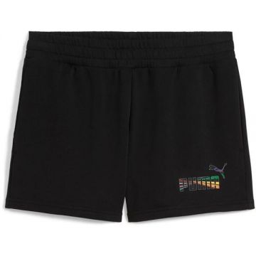 Pantaloni scurti femei Puma Love United Mid-rise Shorts 4 68500301, XL, Negru