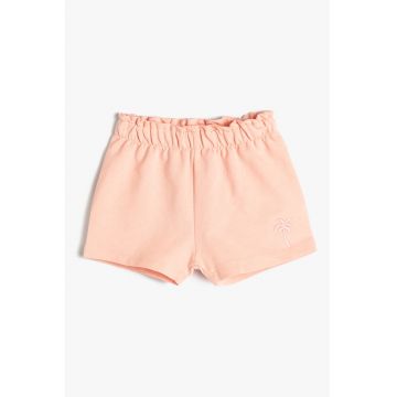 Pantaloni scurti uni de bumbac