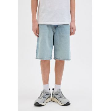Bermude baggy din denim
