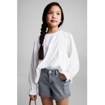 Blugi scurti cu model uni