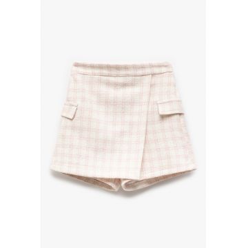 Fusta-pantalon cu model in carouri