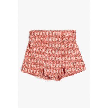 Fusta-pantalon cu model in carouri