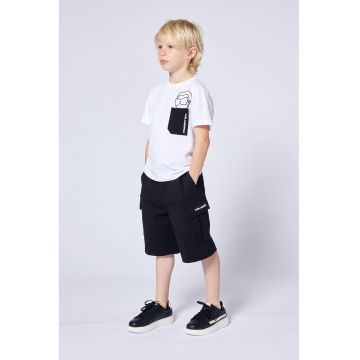 Pantaloni scurti cargo cu buzunare cu clapa