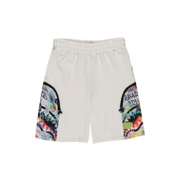 Pantaloni scurti cu buzunare cu fermoar Sharks In The Rizz