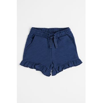 Pantaloni scurti cu buzunare oblice