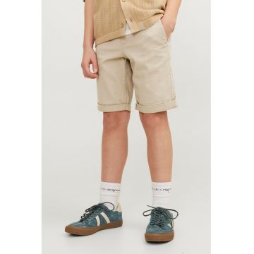 Pantaloni scurti cu buzunare oblice