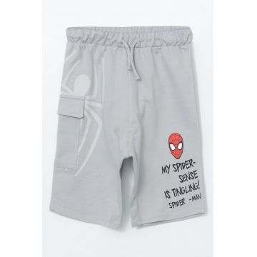 Pantaloni scurti cu imprimeu cu Spider Man