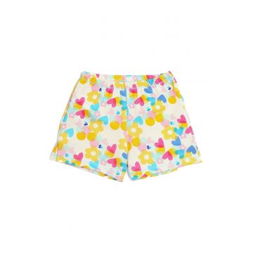Pantaloni scurti cu imprimeu floral