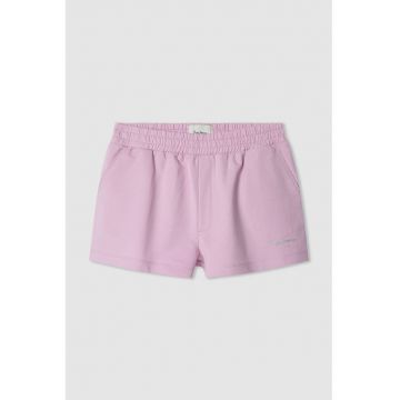 Pantaloni scurti cu logo stralucitor