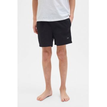 Pantaloni scurti cu snur de ajustare si banda logo in talie
