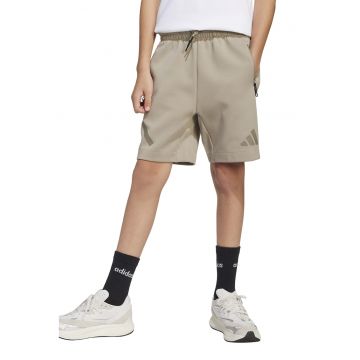 Pantaloni scurti cu snur de ajustare si buzunare laterale
