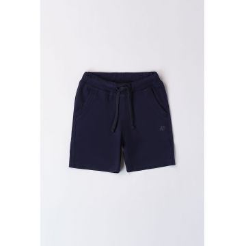 Pantaloni scurti cu snur in talie - din bumbac