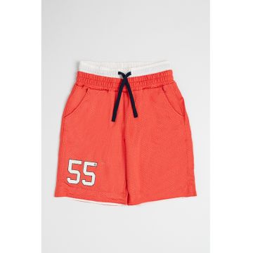 Pantaloni scurti cu snur si buzunare laterale