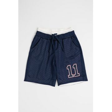 Pantaloni scurti cu snur si buzunare laterale
