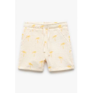 Pantaloni scurti cu snur si buzunare oblice