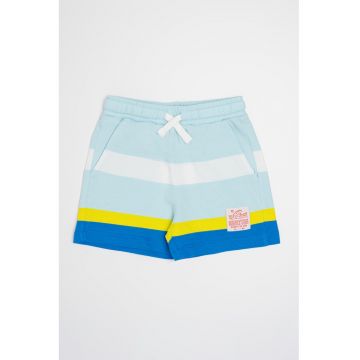 Pantaloni scurti cu snur si logo
