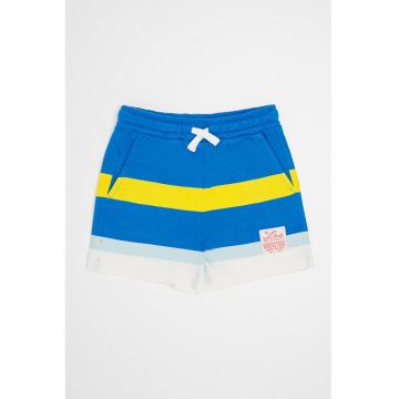 Pantaloni scurti cu snur si logo