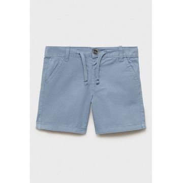 Pantaloni scurti cu talie medie si snur de ajustare